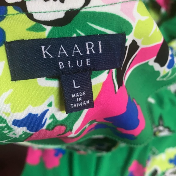 Kaari Blue Kelly Green Floral Dress - Picture 8 of 9